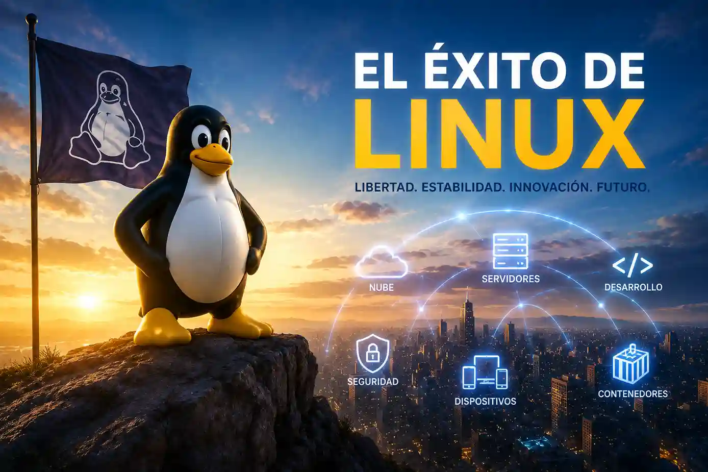 exito de linux